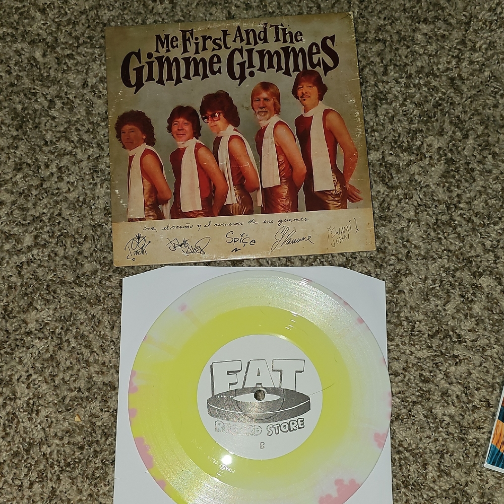 Me First and the Gimme Gimmes Vinyl Record - Multicolor